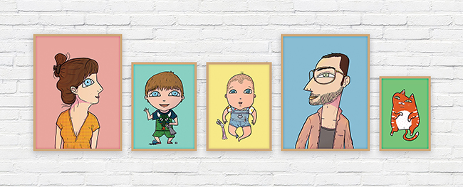 Portraits de famille